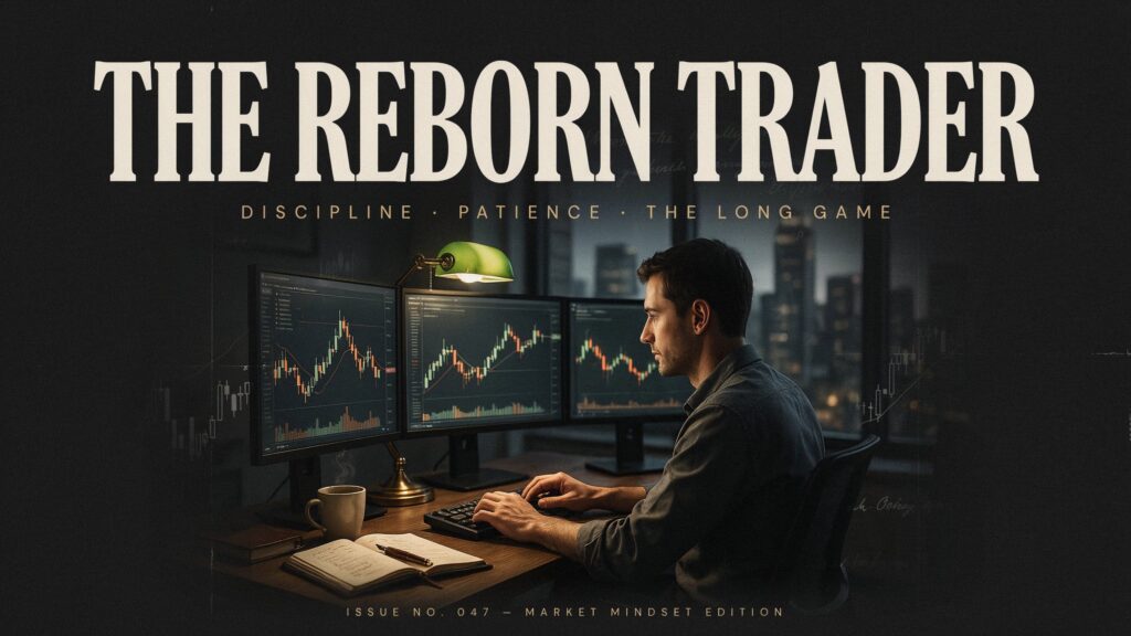 Trading mindset strategy poster — mental models for long-term trader survival and consistency | The Reborn Trader - Trading mindset