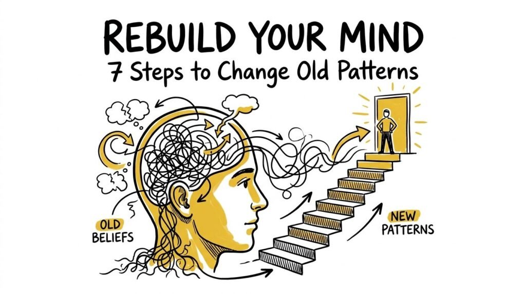 How to reprogram your subconscious mind using positive thinking, mental rehearsal, and the REBUILD Framework.